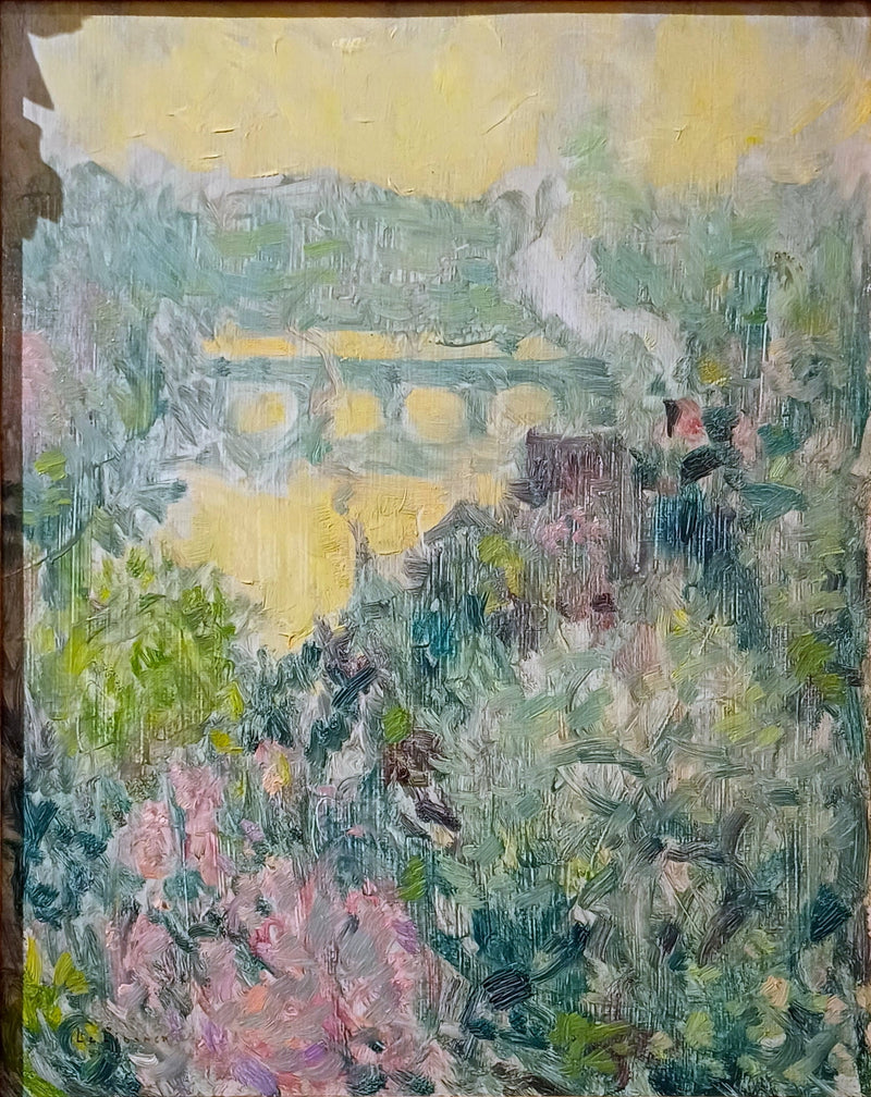 Frühling am Seine-Ufer - Henri Le Sidaner