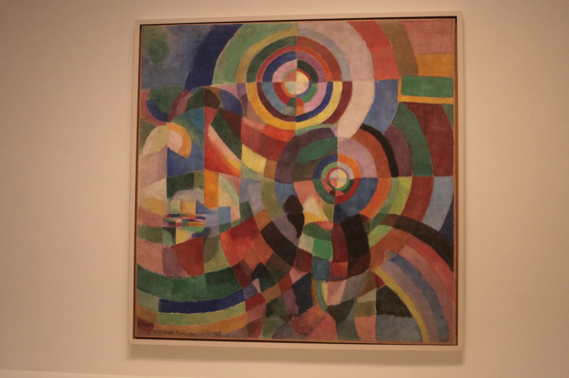 Prismes électriques - Sonia Delaunay image 1 copie peinte à la main à l’huile