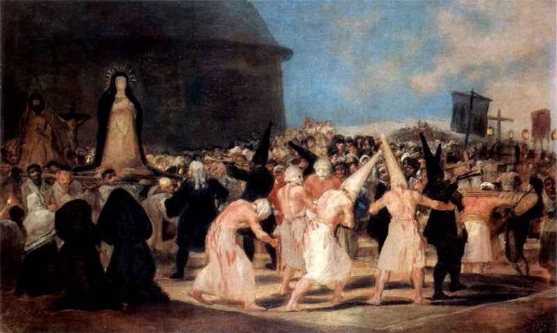 Prozession der Flagellanten - Francisco de Goya