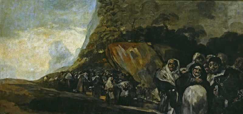 Prozession des Heiligen Amtes - Francisco de Goya