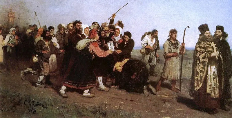 Religiöser Umzug - Ilya Repin