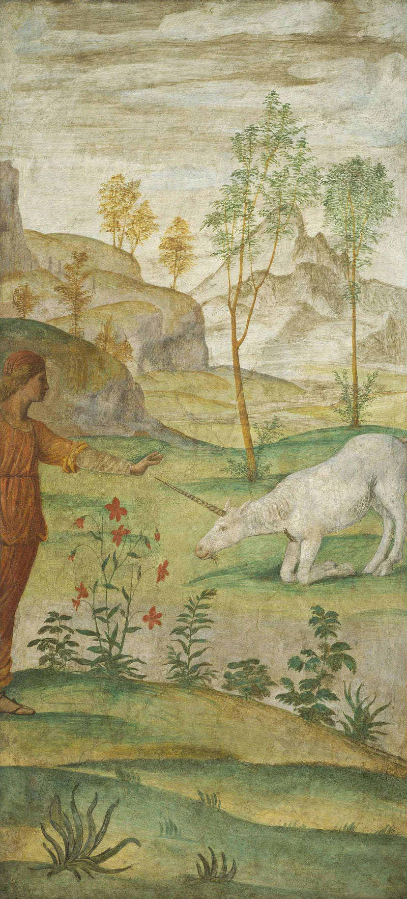 Procris und das Einhorn - Bernardino Luini