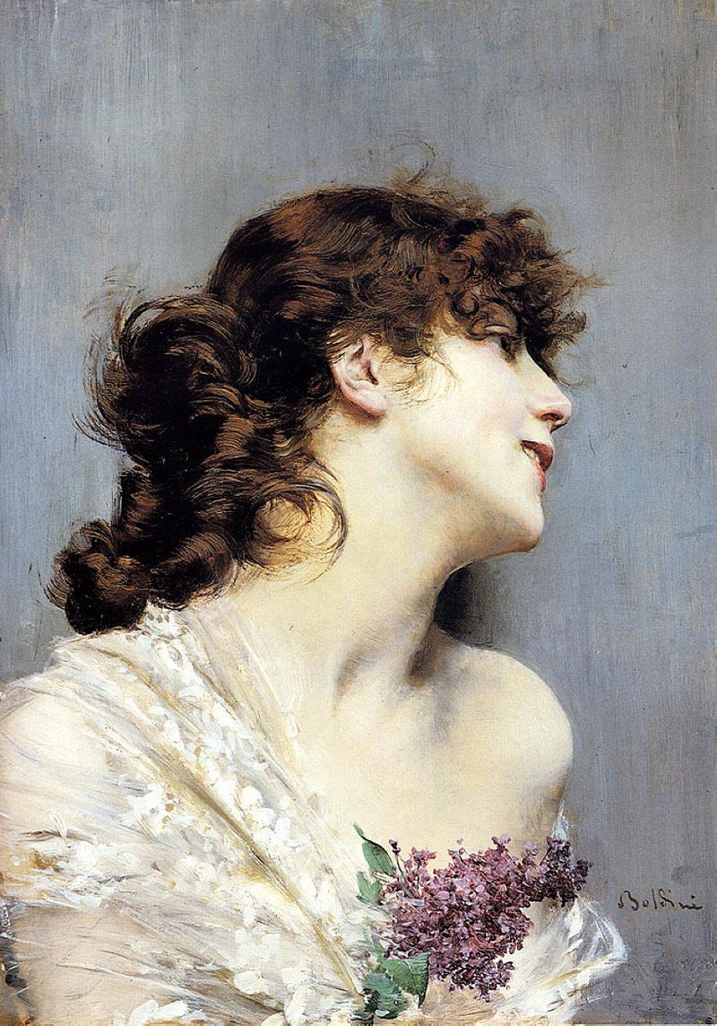 Profil einer jungen Frau - Giovanni Boldini