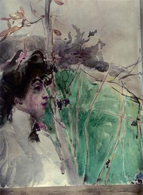 Weibliches Profil - Giovanni Boldini
