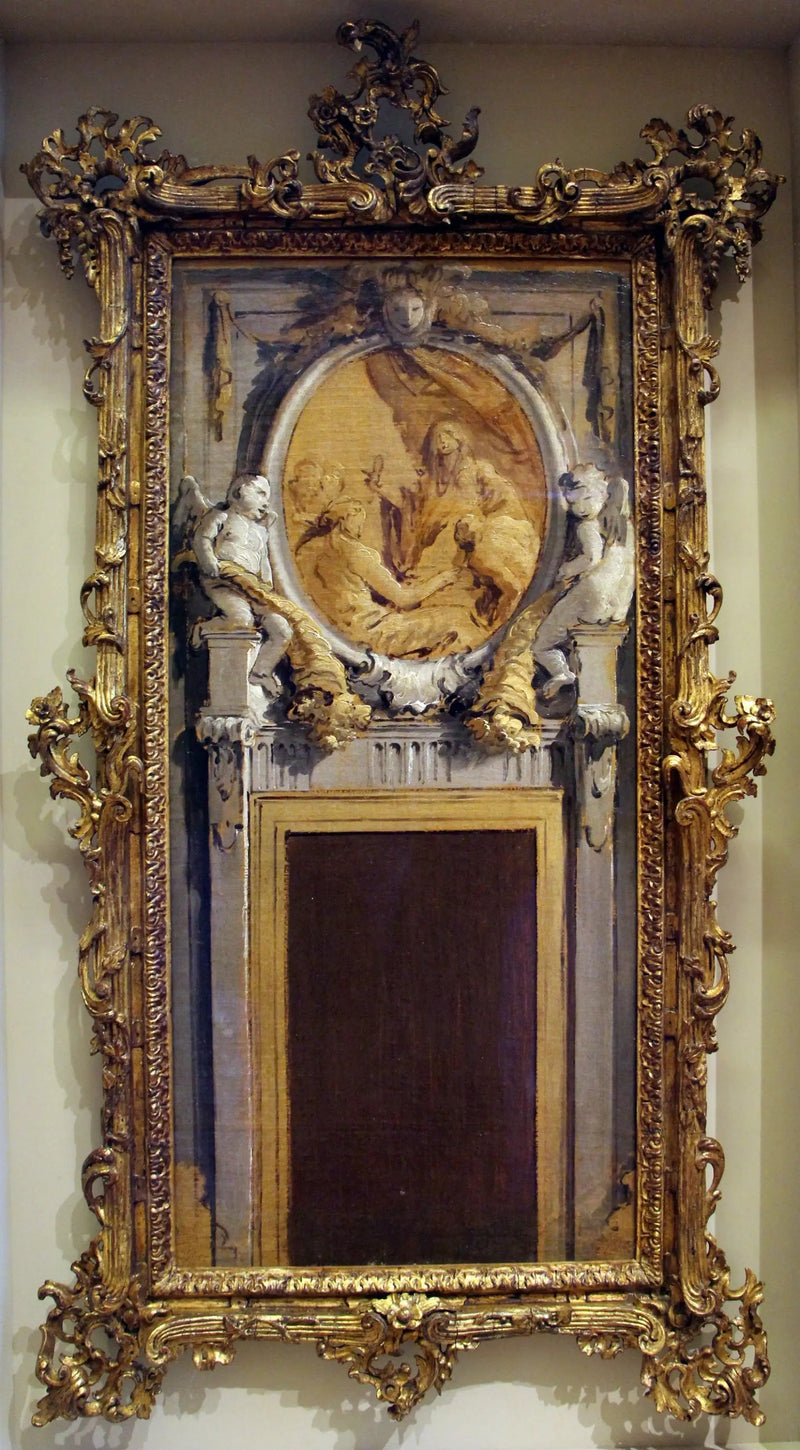 Projektdekoration für eine Türüberdachung - Giovanni Battista Tiepolo