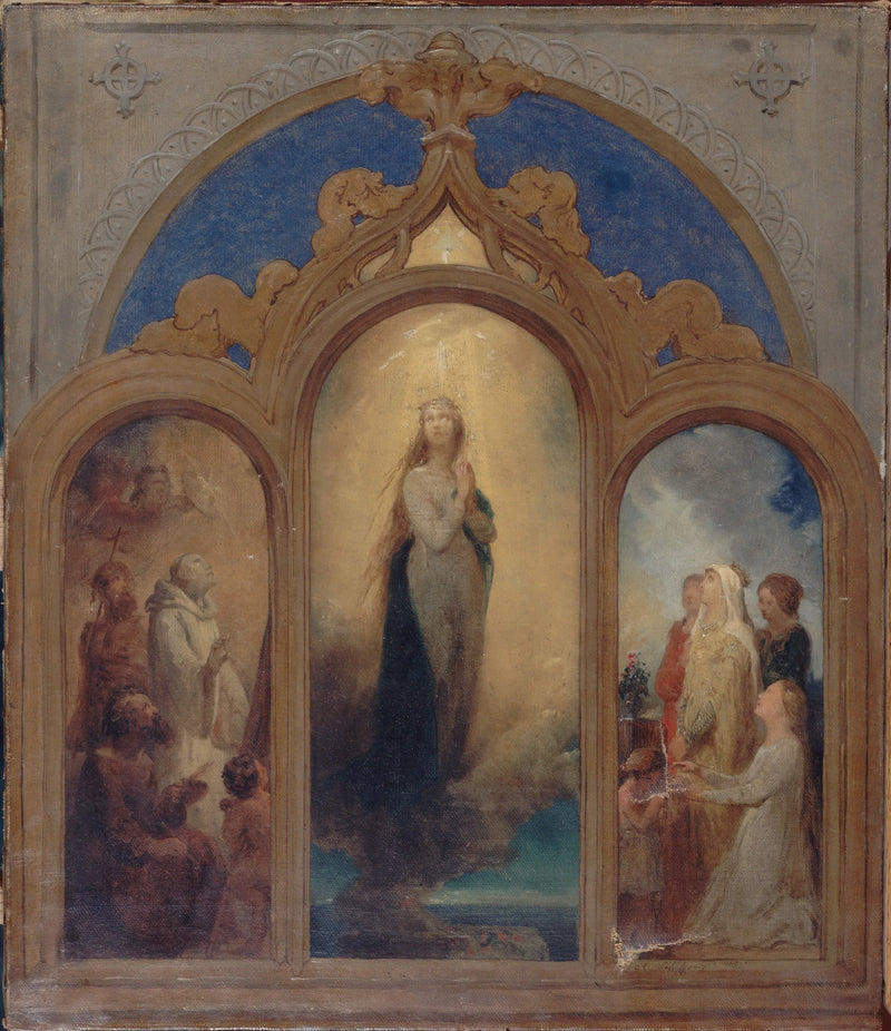 Projekt für ein Triptychon - Ary Scheffer