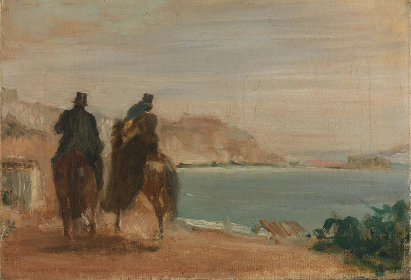 Spaziergang am Meer - Edgar Degas
