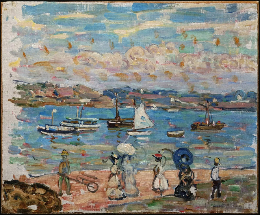 Spaziergang am Meerestrand - Maurice Prendergast