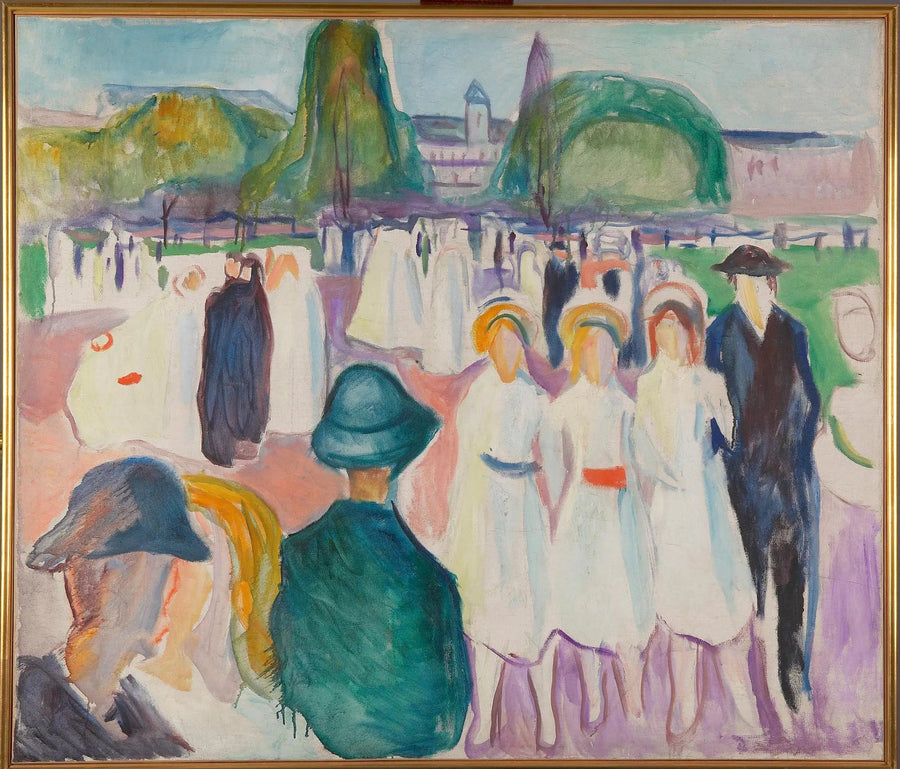 Frühlingsspaziergang - Edvard Munch