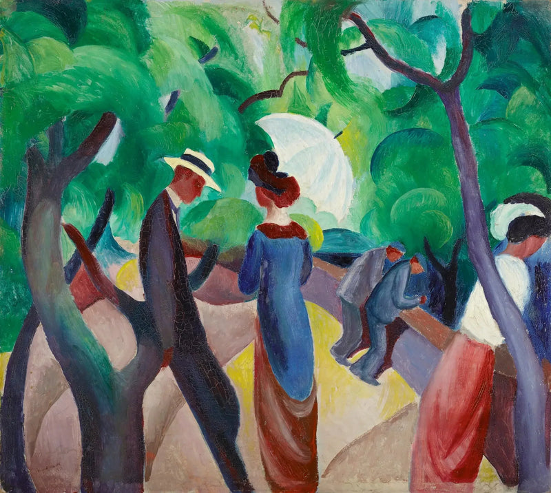 Spaziergang - August Macke