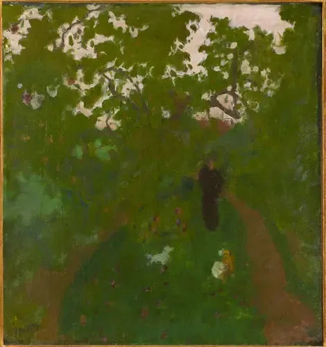 Spaziergang im Garten - Pierre Bonnard