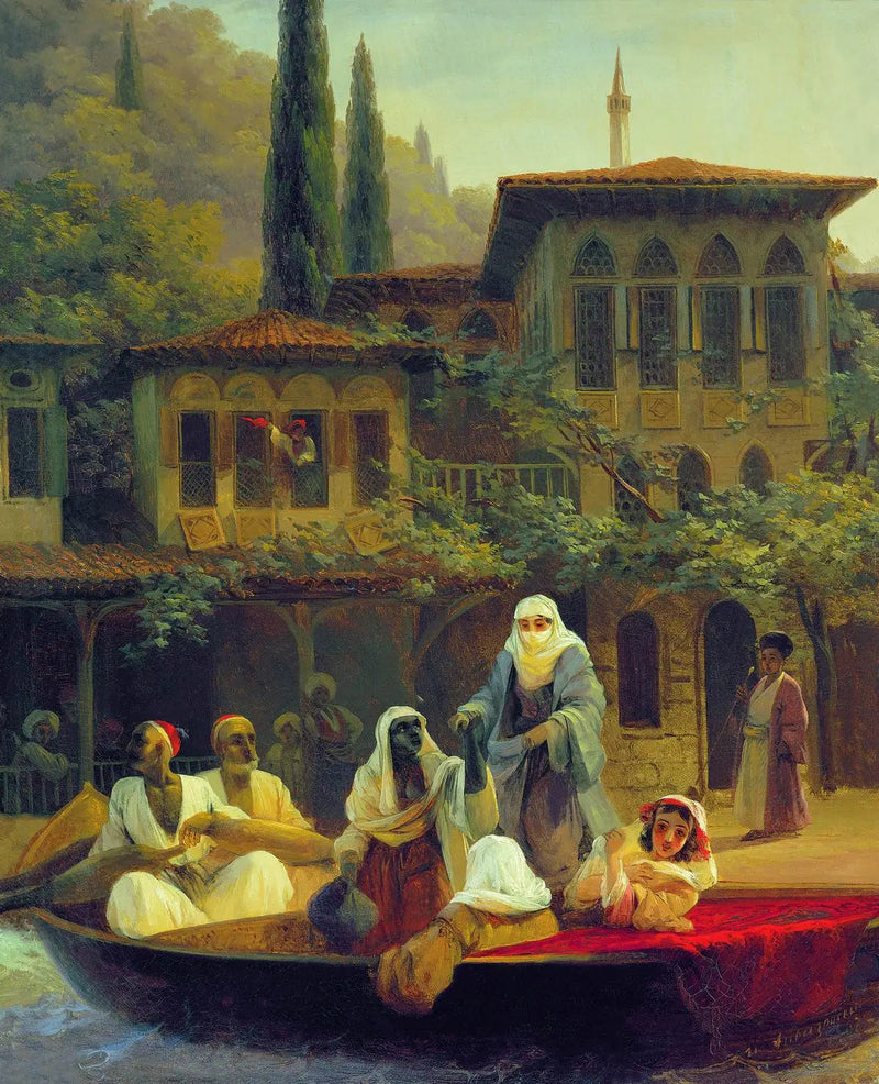 Bootsfahrt durch Kumkapi in Konstantinopel - Ivan Aïvazovski