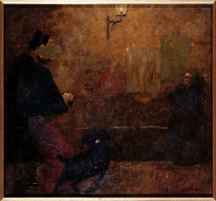 Spaziergang bei Nacht - Félix Vallotton