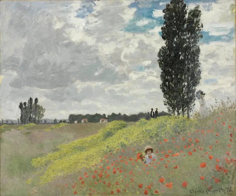 Der Spaziergang in den Prärien in Argenteuil W276 - Claude Monet