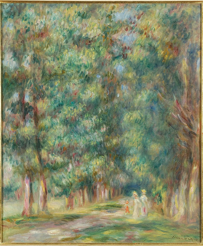 Spaziergang, Unterholz - Pierre-Auguste Renoir