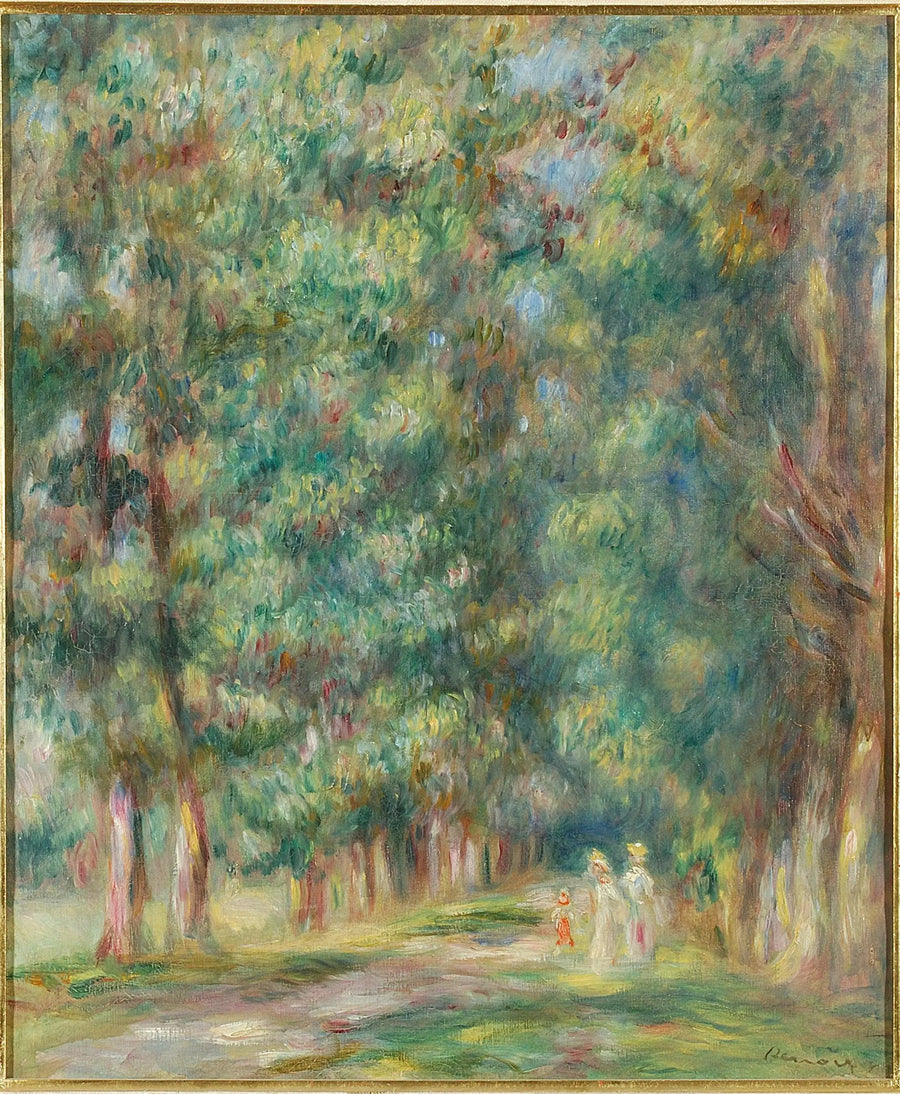Spaziergang, Unterholz - Pierre-Auguste Renoir