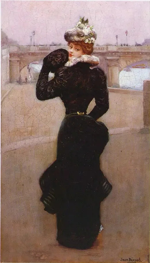 Promenade auf den Kai - Jean Béraud