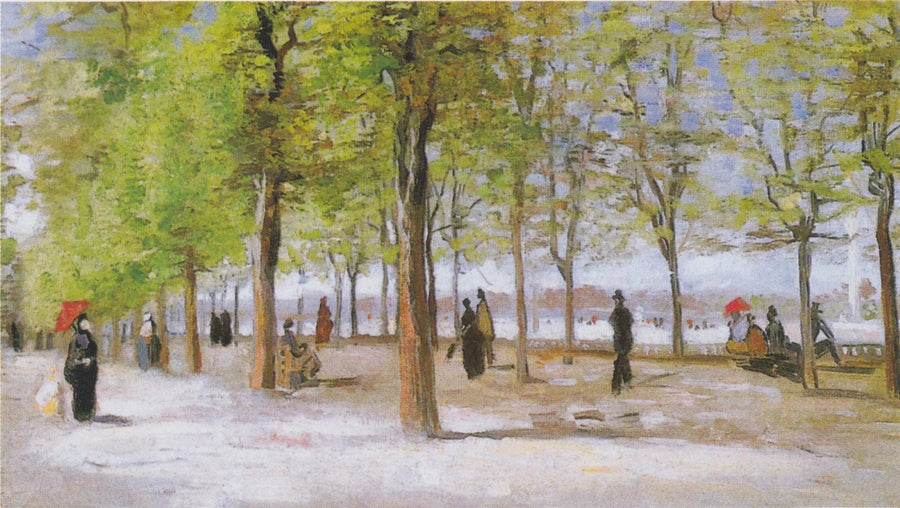 Spaziergänger im Jardin du Luxembourg - Vincent van Gogh