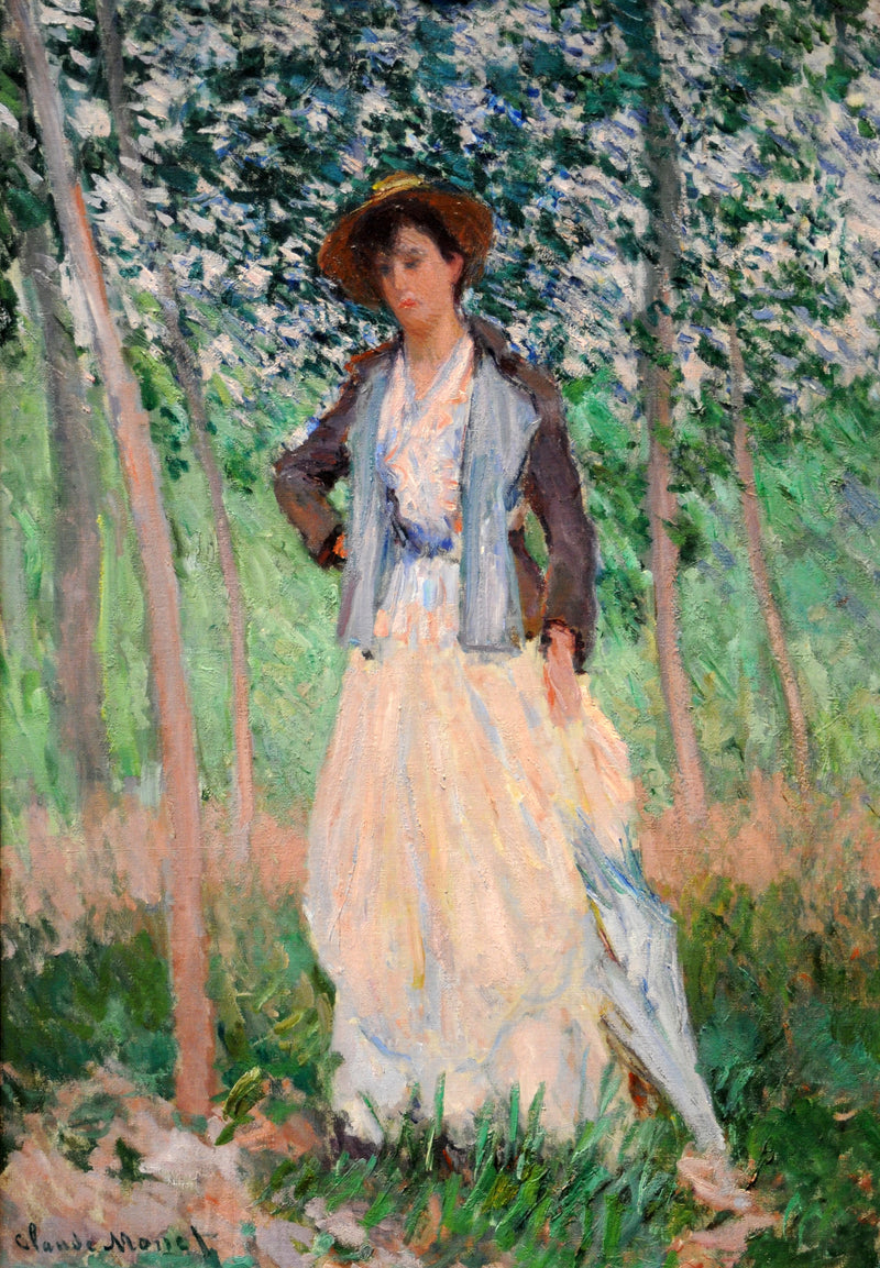 Der Walker, Suzanne Hoschedé W1133 - Claude Monet