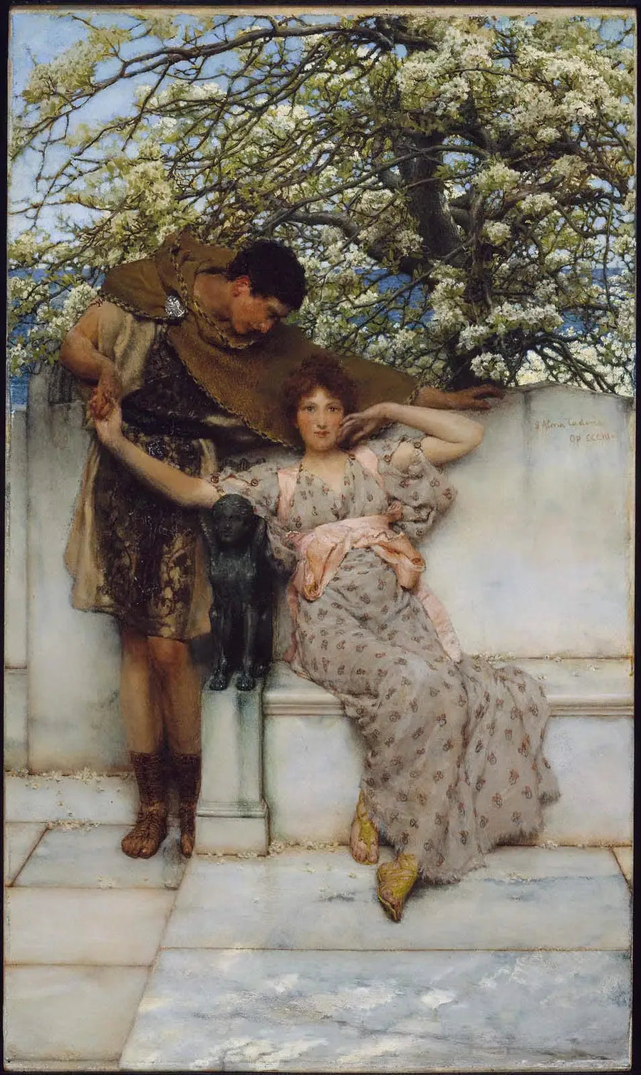Versprechen des Frühlings - Lawrence Alma-Tadema