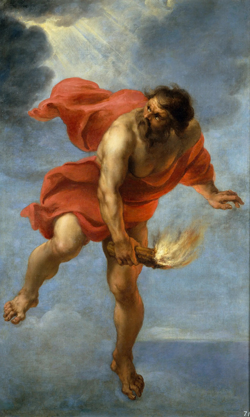 Prometheus trägt das Feuer - Peter Paul Rubens