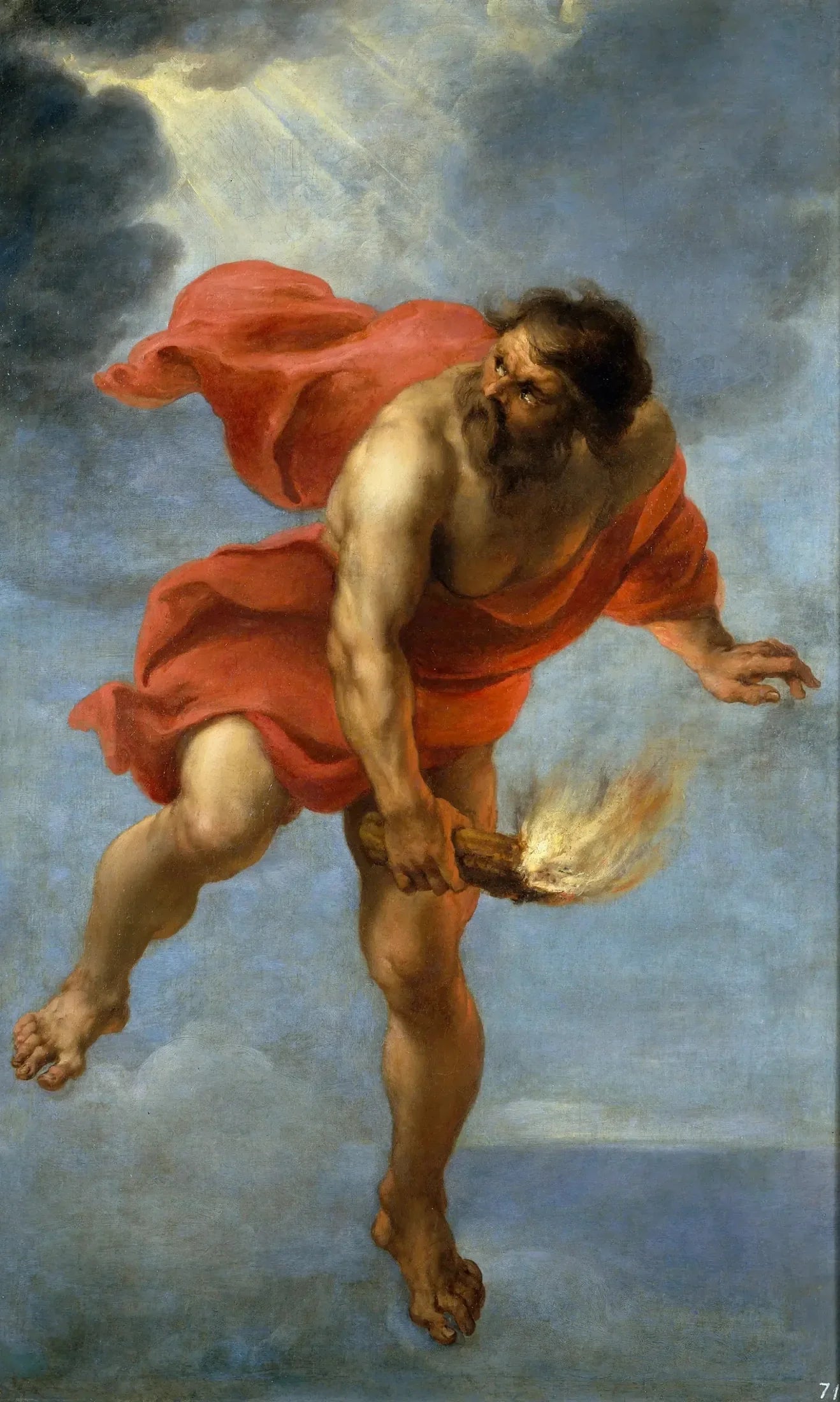 Prométhée portant le feu - Peter Paul Rubens image 1 reproduction de peinture à l’huile