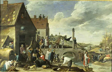 Flämische Sprichwörter - David Teniers der Jüngere