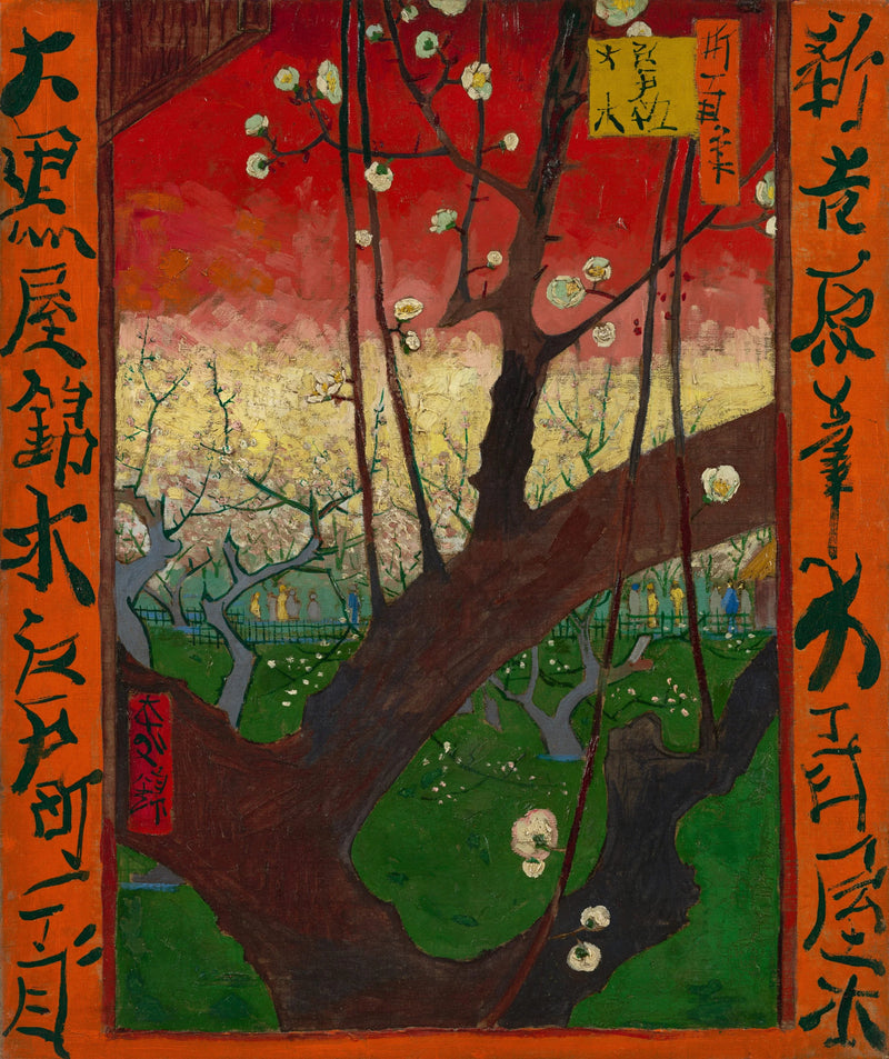Pflaumenbaum in Blüte, nach Hiroshige - Vincent van Gogh