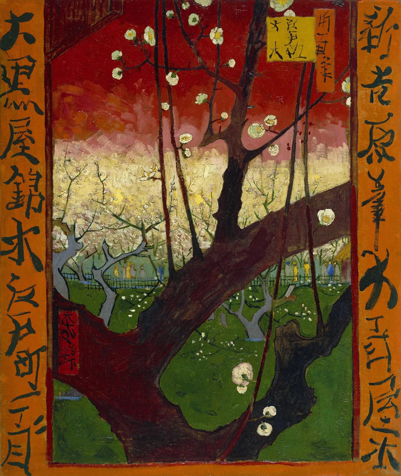 Pflaumenbaum in Blüte, nach Hiroshige - Vincent van Gogh