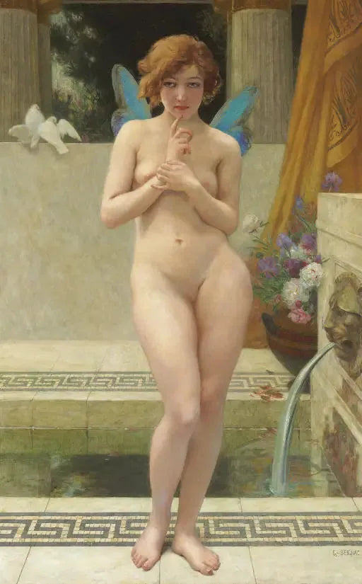 Psyche an der Fontaine - Guillaume Seignac