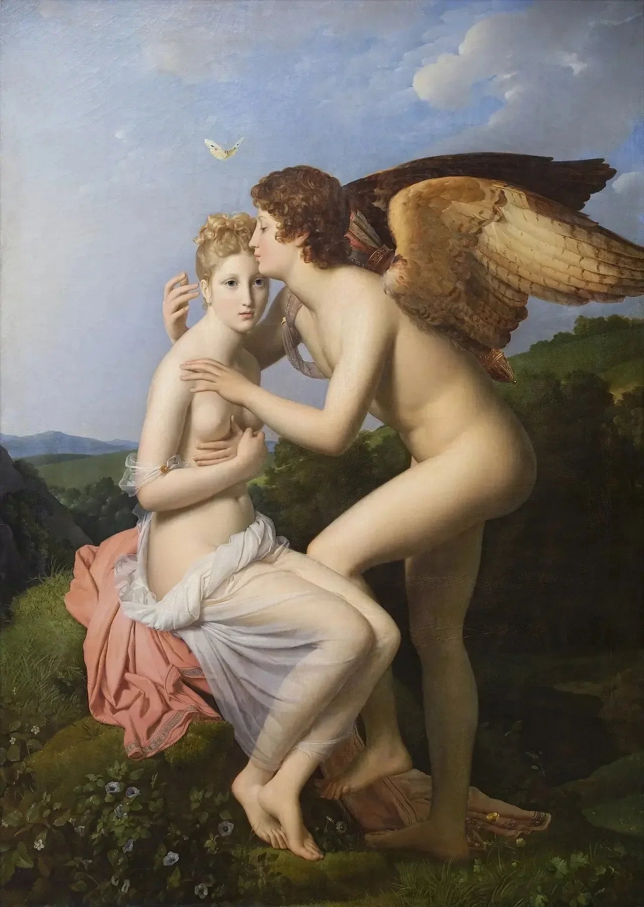Psyché et l'Amour - François Gérard image 1 copie peinte à la main à l’huile