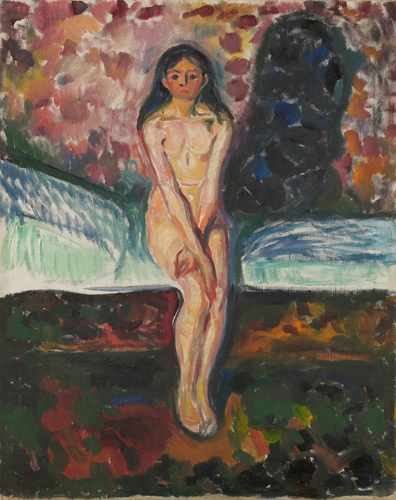 Puberté - Edvard Munch image 1 tableau peint à l’huile sur toile