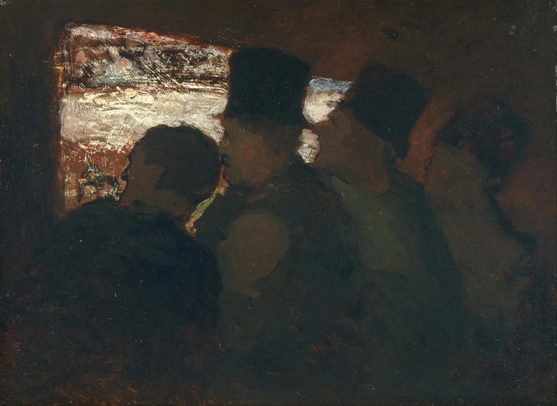 Öffentlichkeit des Theaters - Honoré Daumier