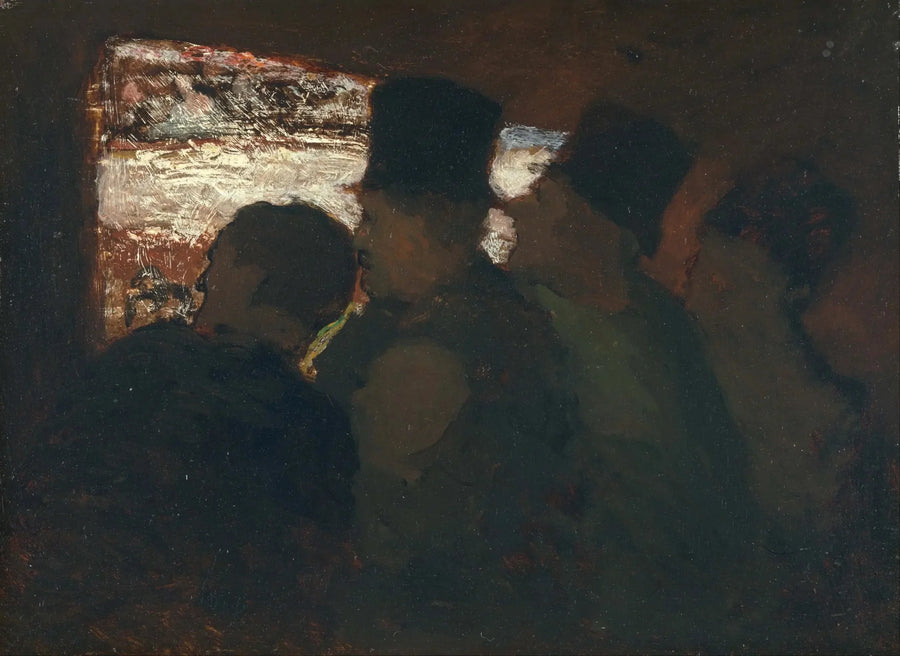 Öffentlichkeit des Theaters - Honoré Daumier