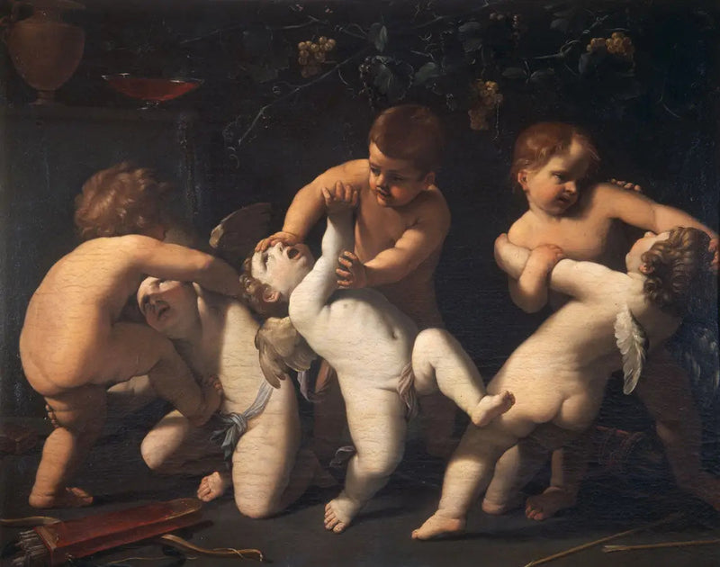 Kämpfende Putten - Guido Reni