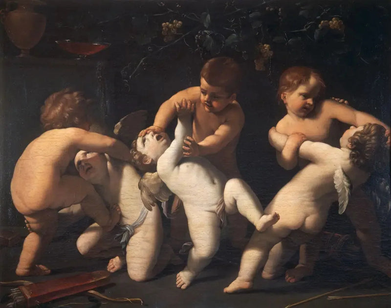 Kämpfende Putten - Guido Reni