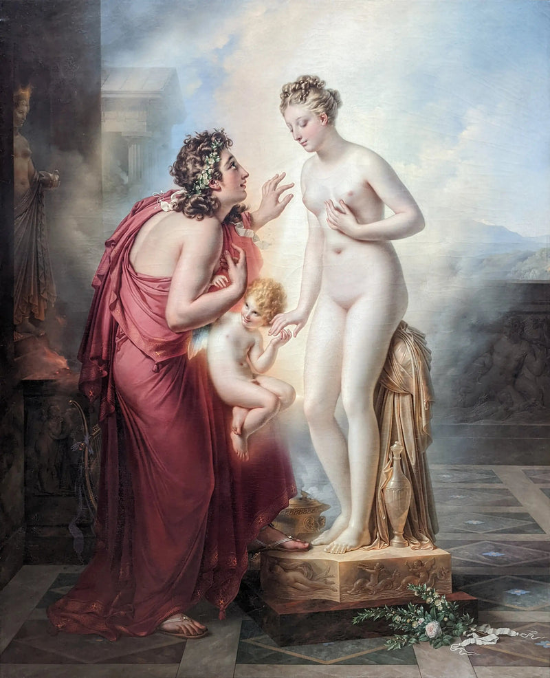 Pygmalion verliebt in seine Statue - Anne-Louis Girodet