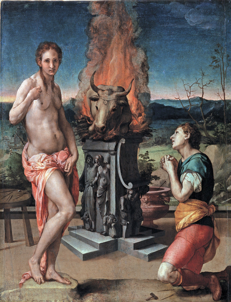 Pygmalion und Galatea - Bronzino