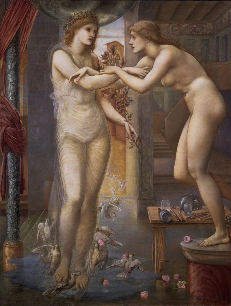 Pygmalion und das Bild - Die Feuer der Göttlichkeit - Edward Burne-Jones
