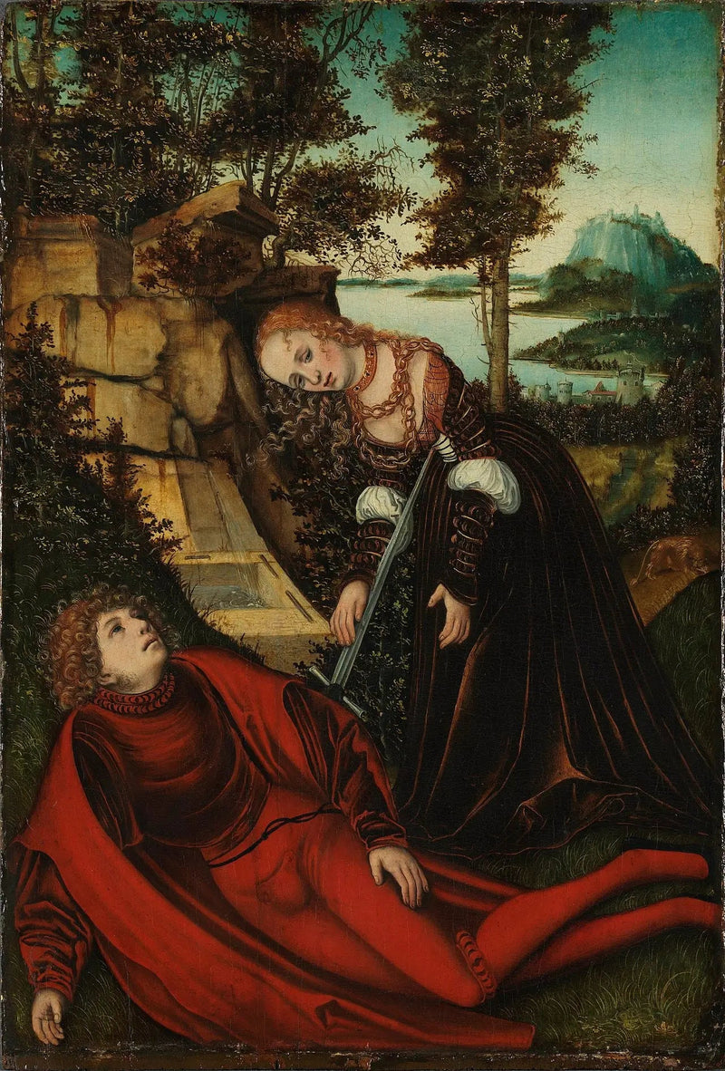 Pyrame und Thisbe - Lucas Cranach der Ältere