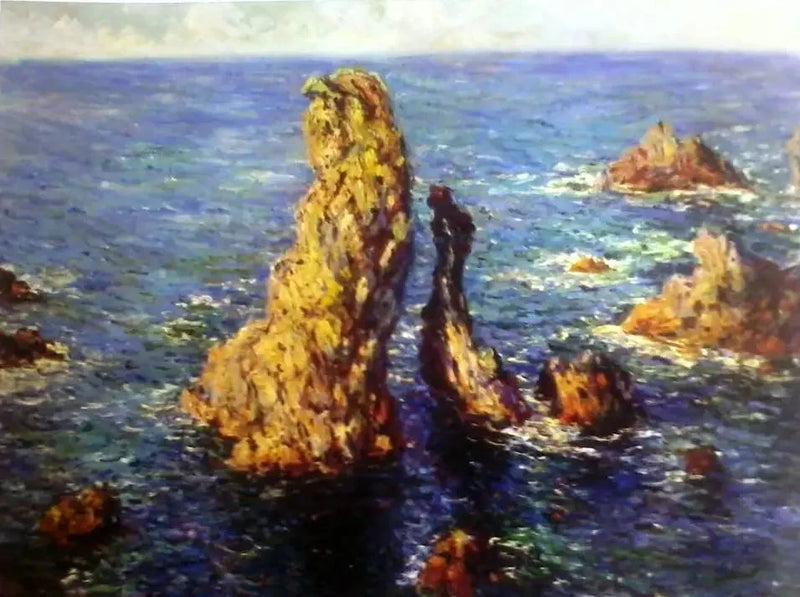 Die Pyramiden von Port-Coton W1085 - Claude Monet