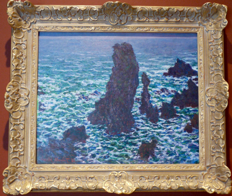 Die Pyramiden in Port-Coton W1086 - Claude Monet