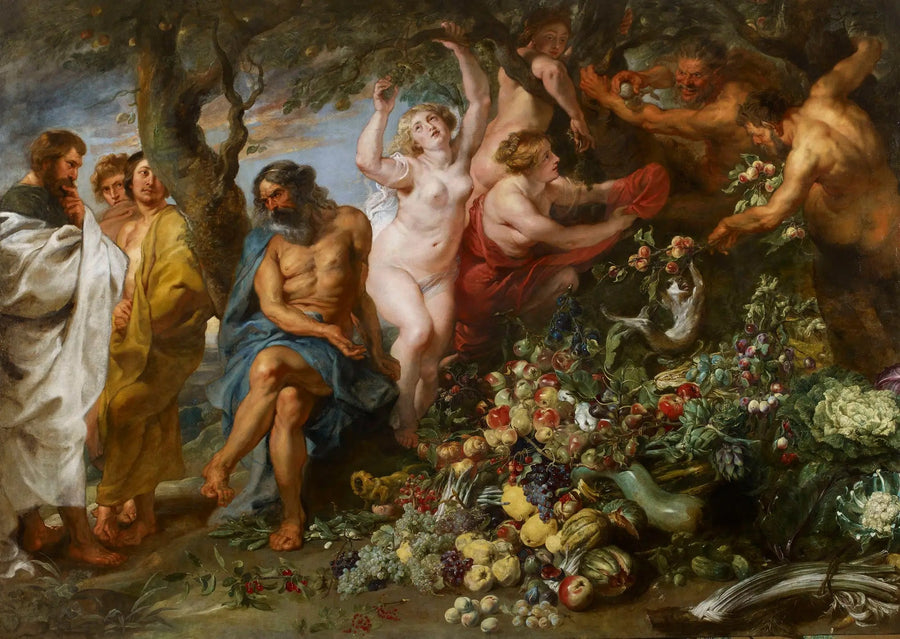Pythagoras, der Vegetarismus propagiert - Peter Paul Rubens