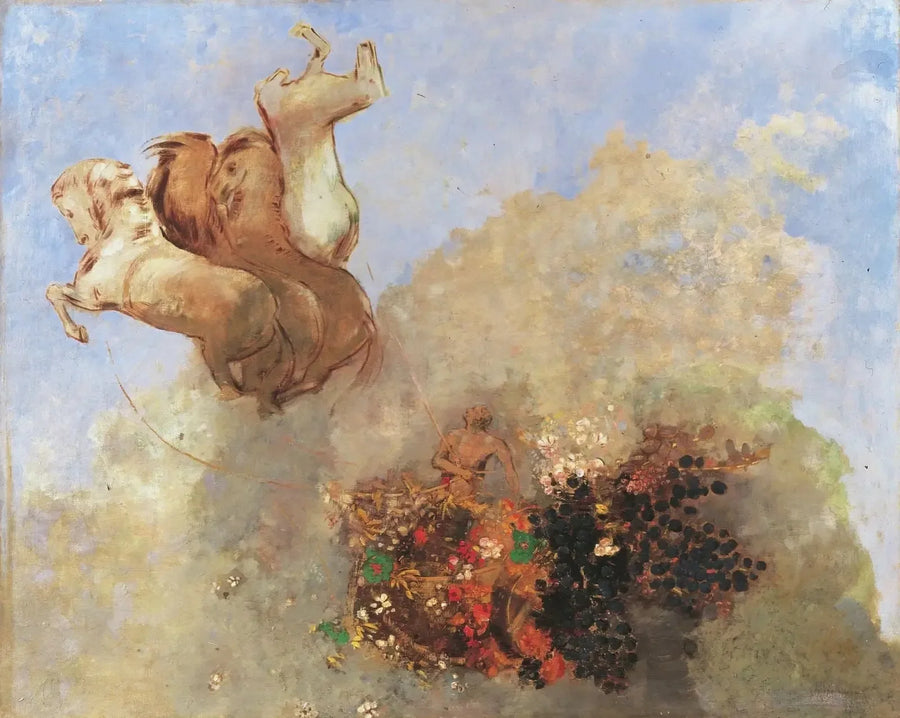 Quadrige, der Streitwagen des Apollon - Odilon Redon