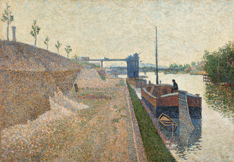 Quai de Clichy. Graue Zeit - Paul Signac