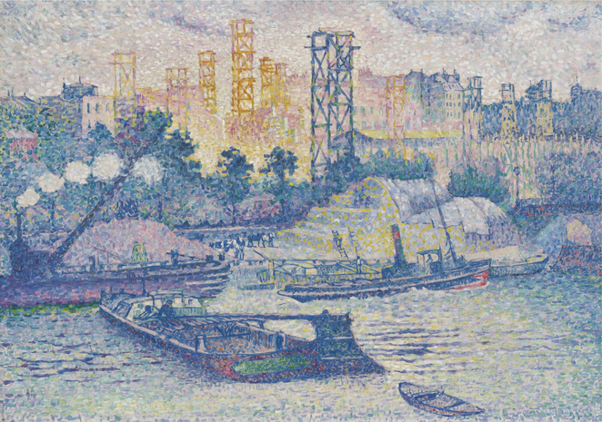 Quai de Passy - Henri-Edmond Cross image 1 reproduction artisanale de tableau