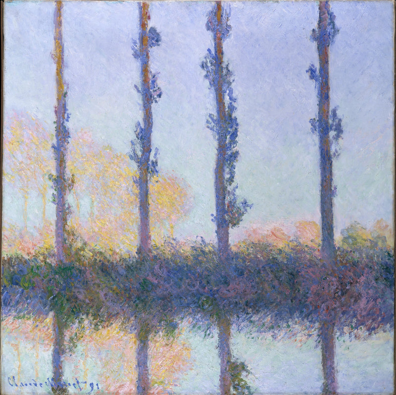Die vier Bäume W1309 - Claude Monet