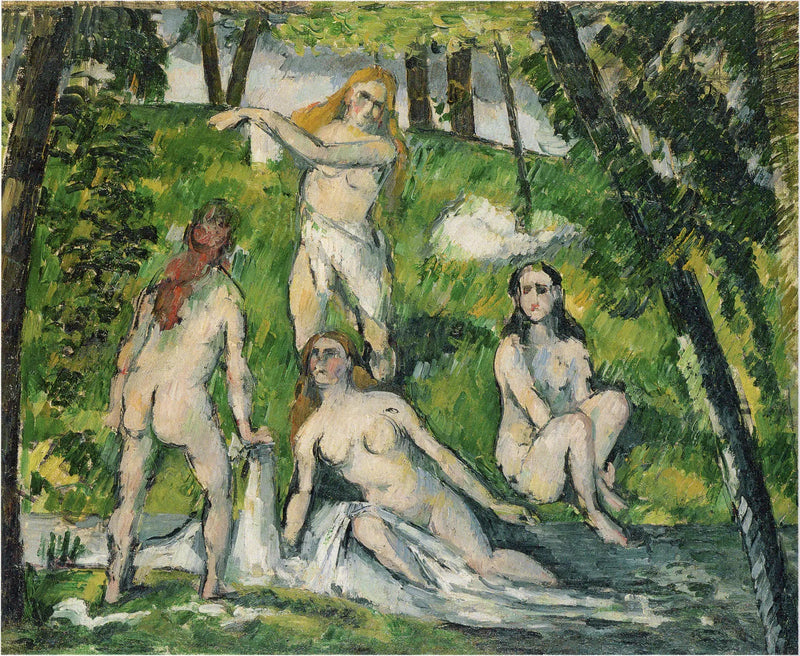 Vier Badende - Paul Cézanne