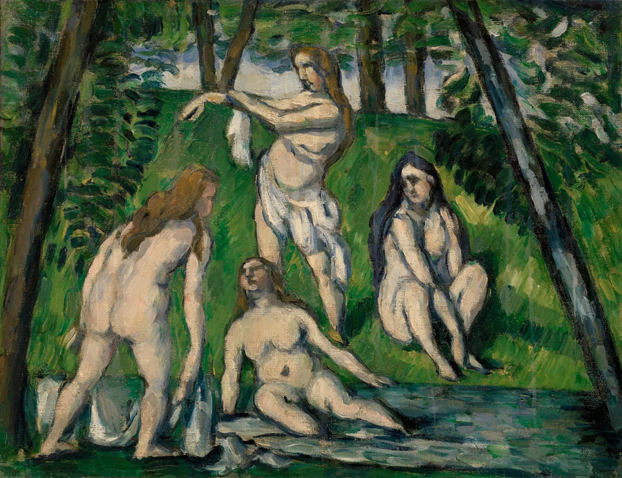 Vier Badende - Paul Cézanne
