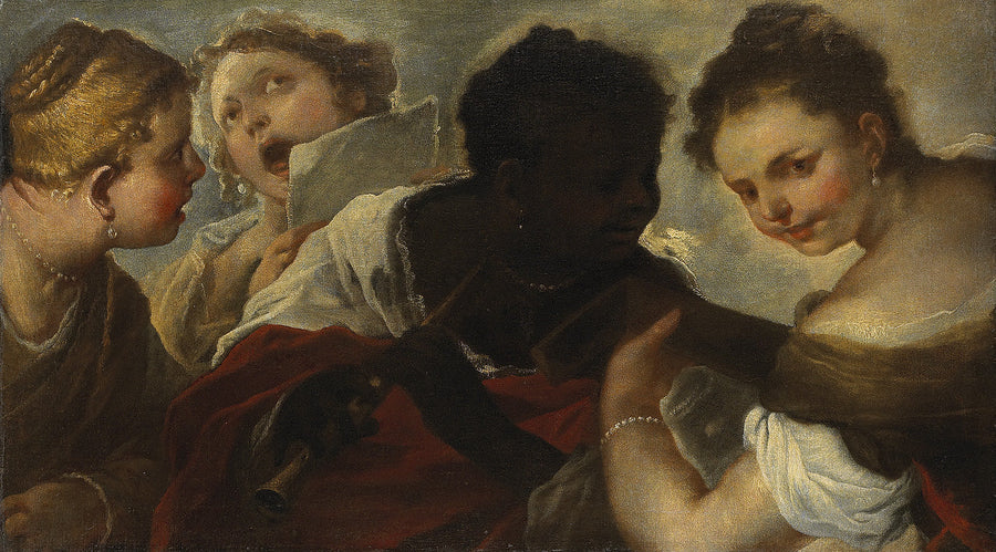 Vier Musikerinnen - Luca Giordano